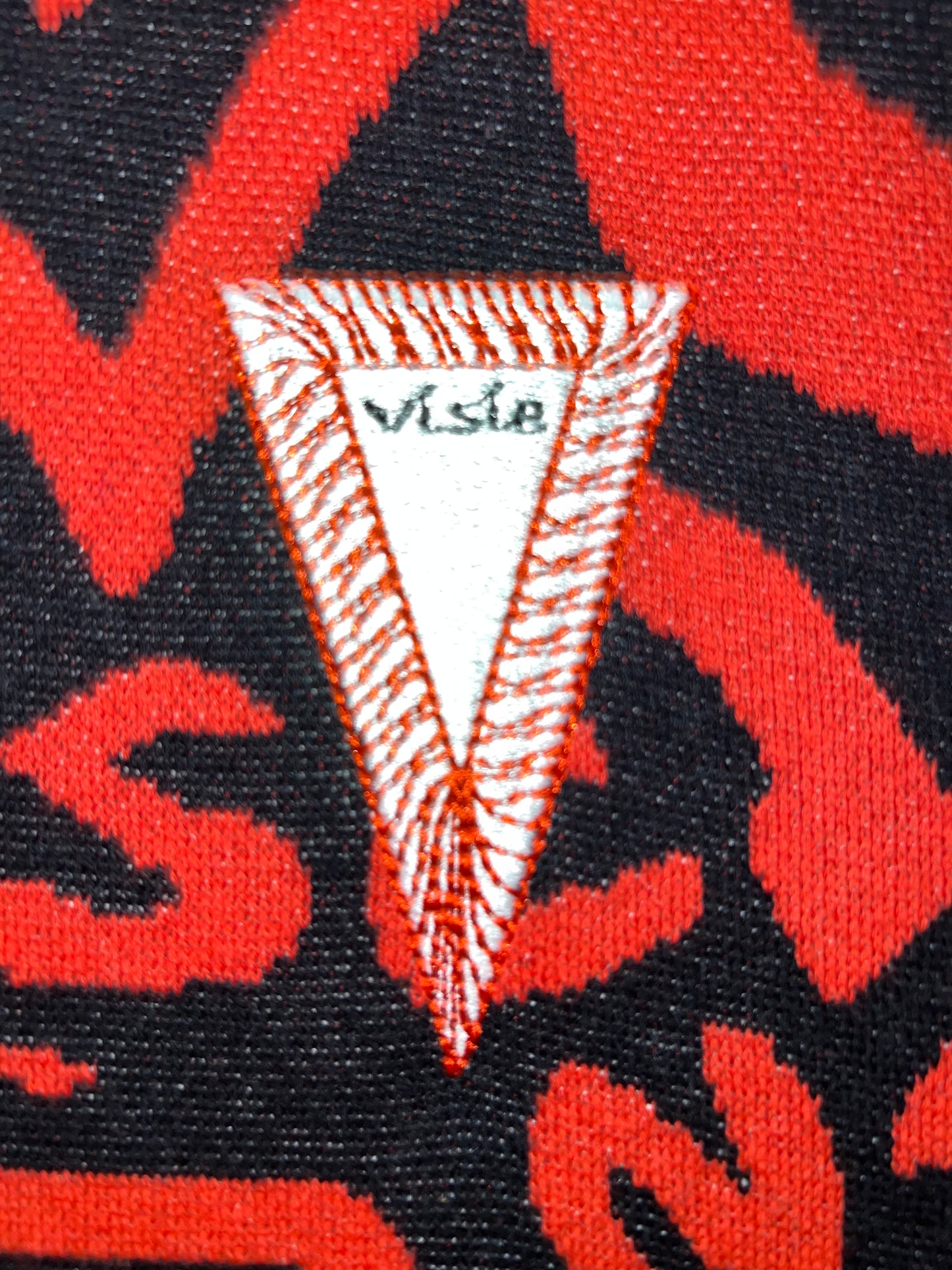 Men's Monogram Polo (Red/Black/White)