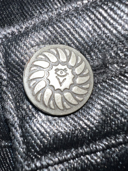 Waxed Button down Jeans