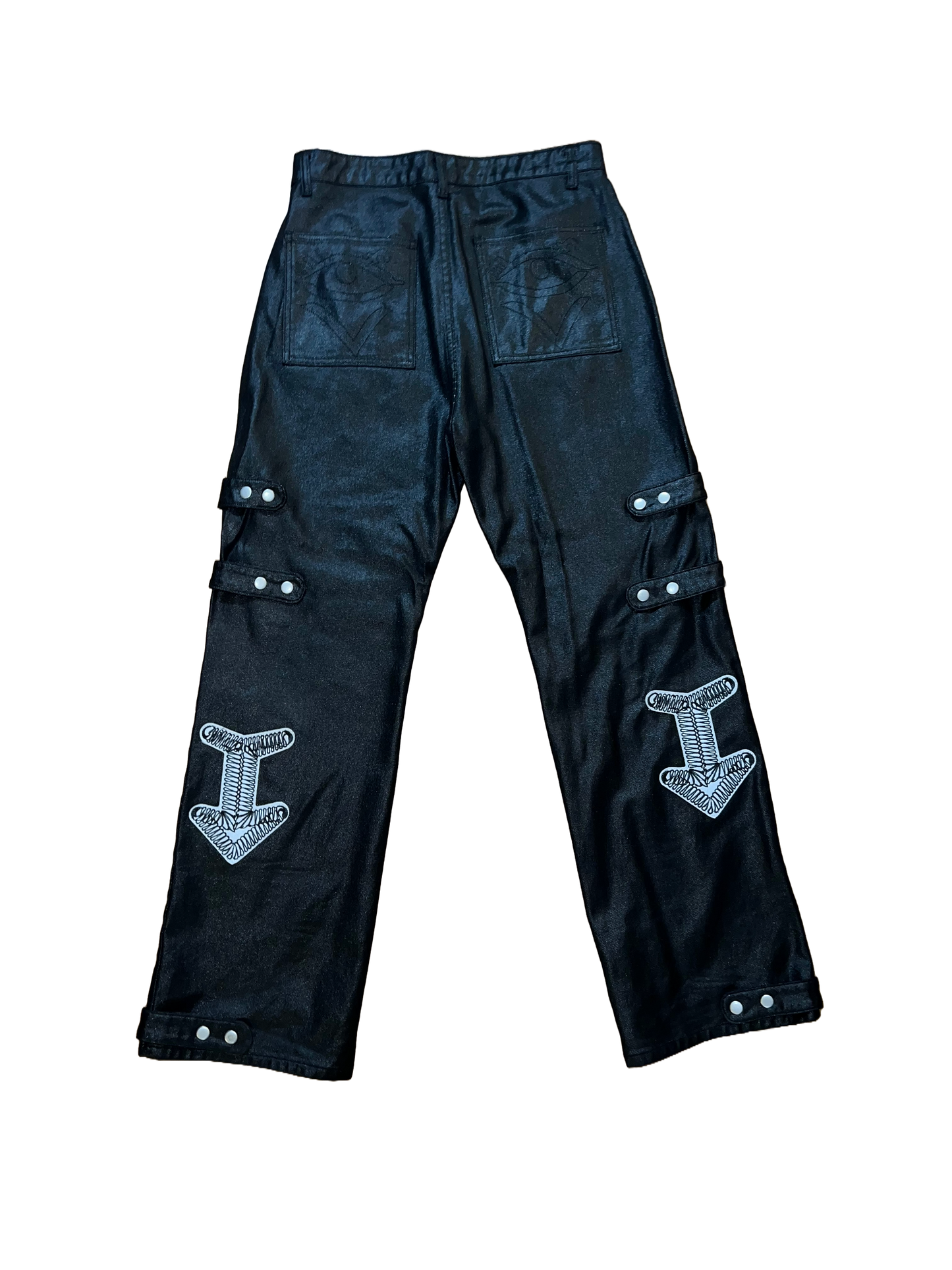 Waxed Button down Jeans