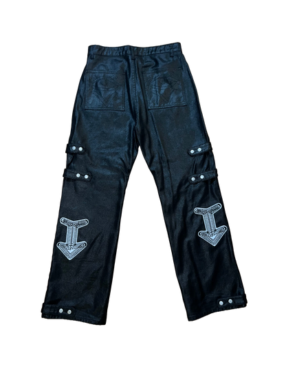 Waxed Button down Jeans