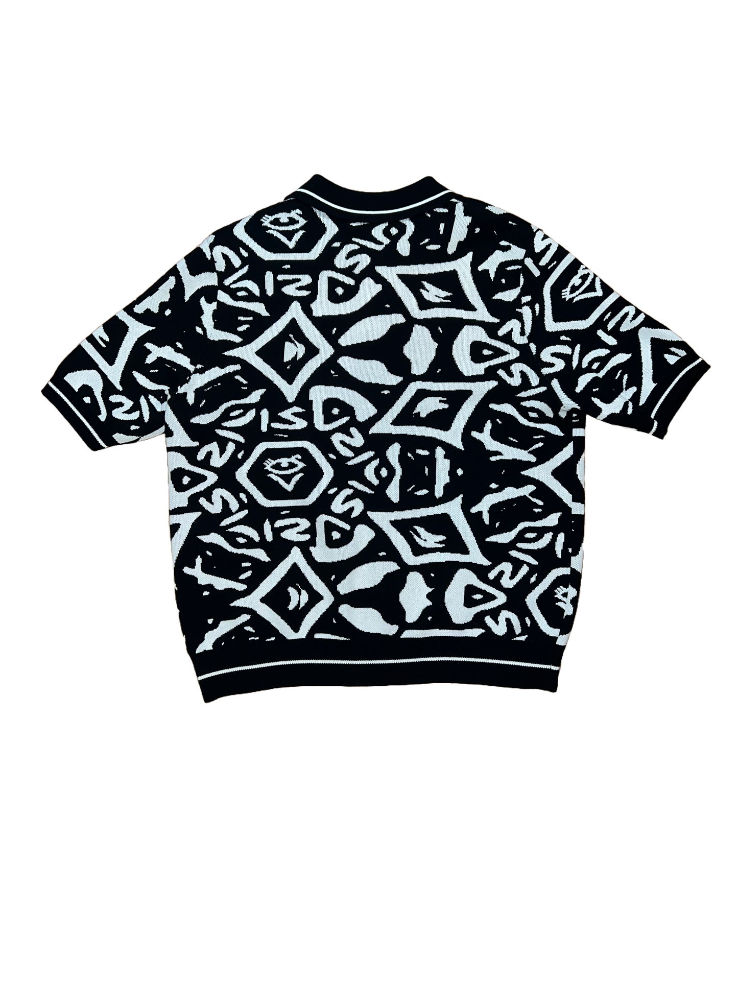 Men's Monogram polo (Black/White)